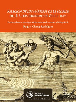 cover image of Relación de los mártires de la Florida del P. F. Luis Jerónimo de Oré (C.1619)